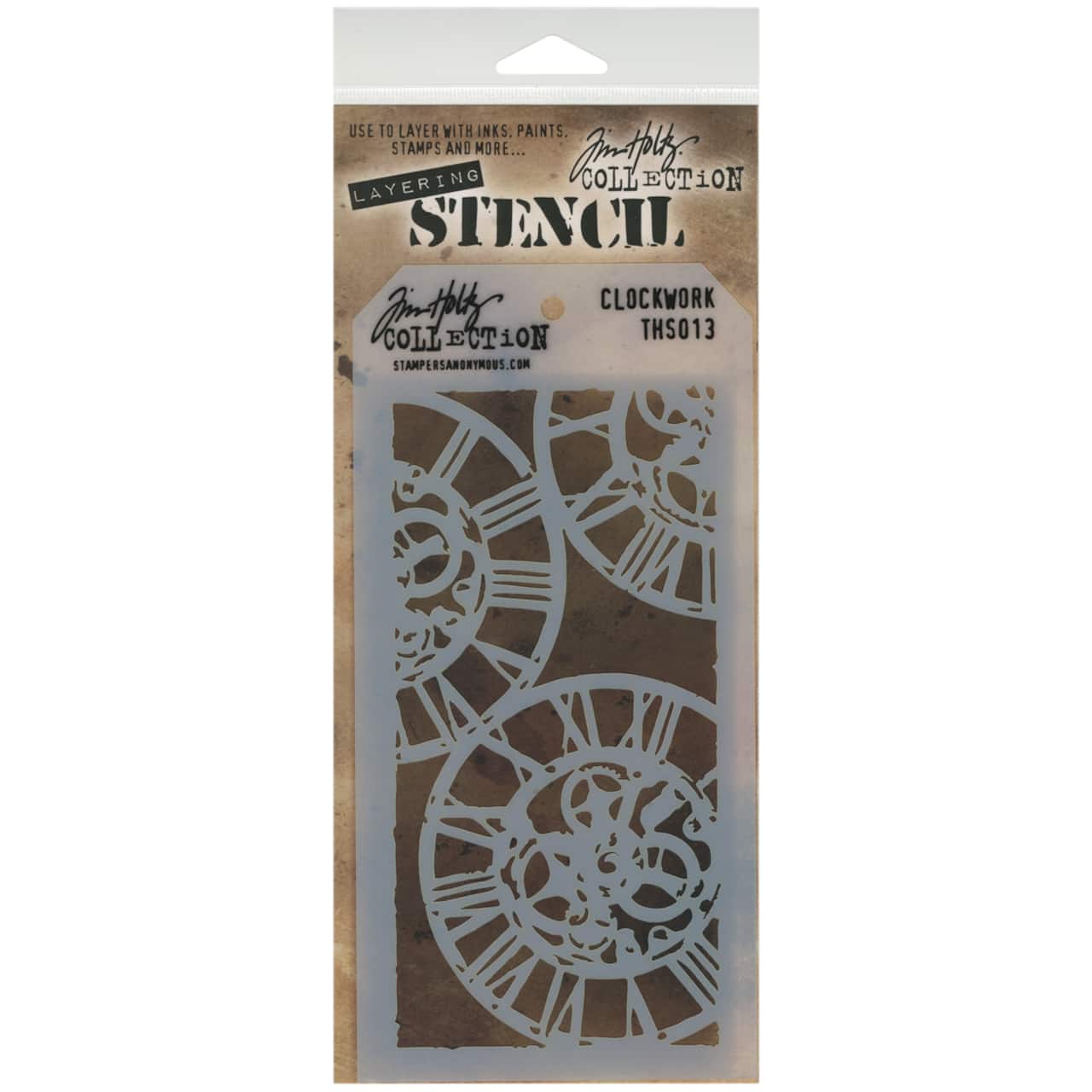 Stampers Anonymous Tim Holtz&#xAE; Clockwork Layering Stencil